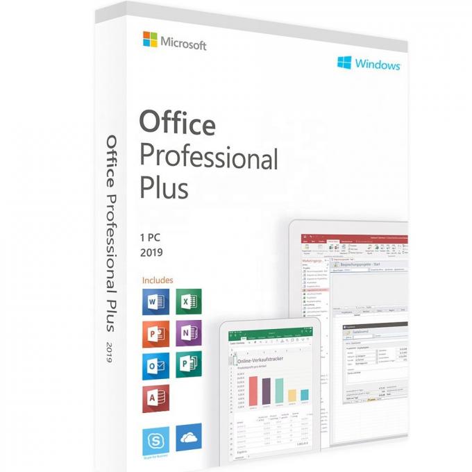Clé 2019 véritable de permis de clé plus professionnelle de produit de Microsoft Office
