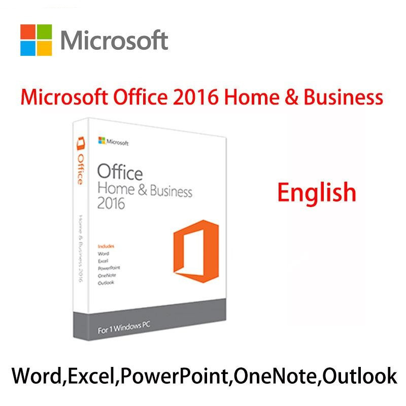 PC Office 2016 Retail Box Microsoft Office Home And Business 2016 Activation Key